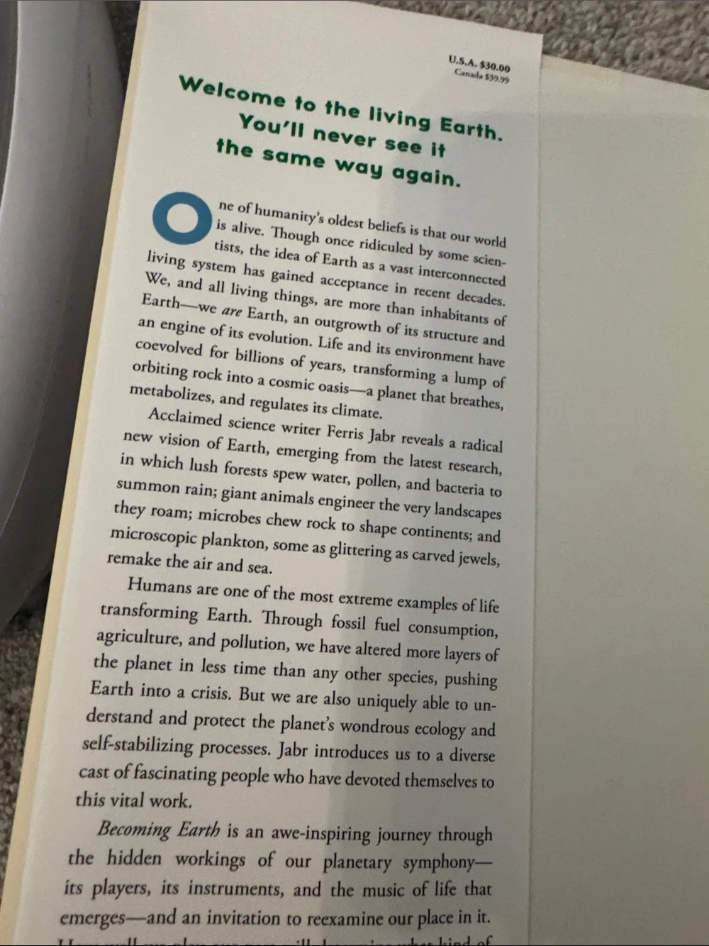 Becoming Earth Hardcover Book